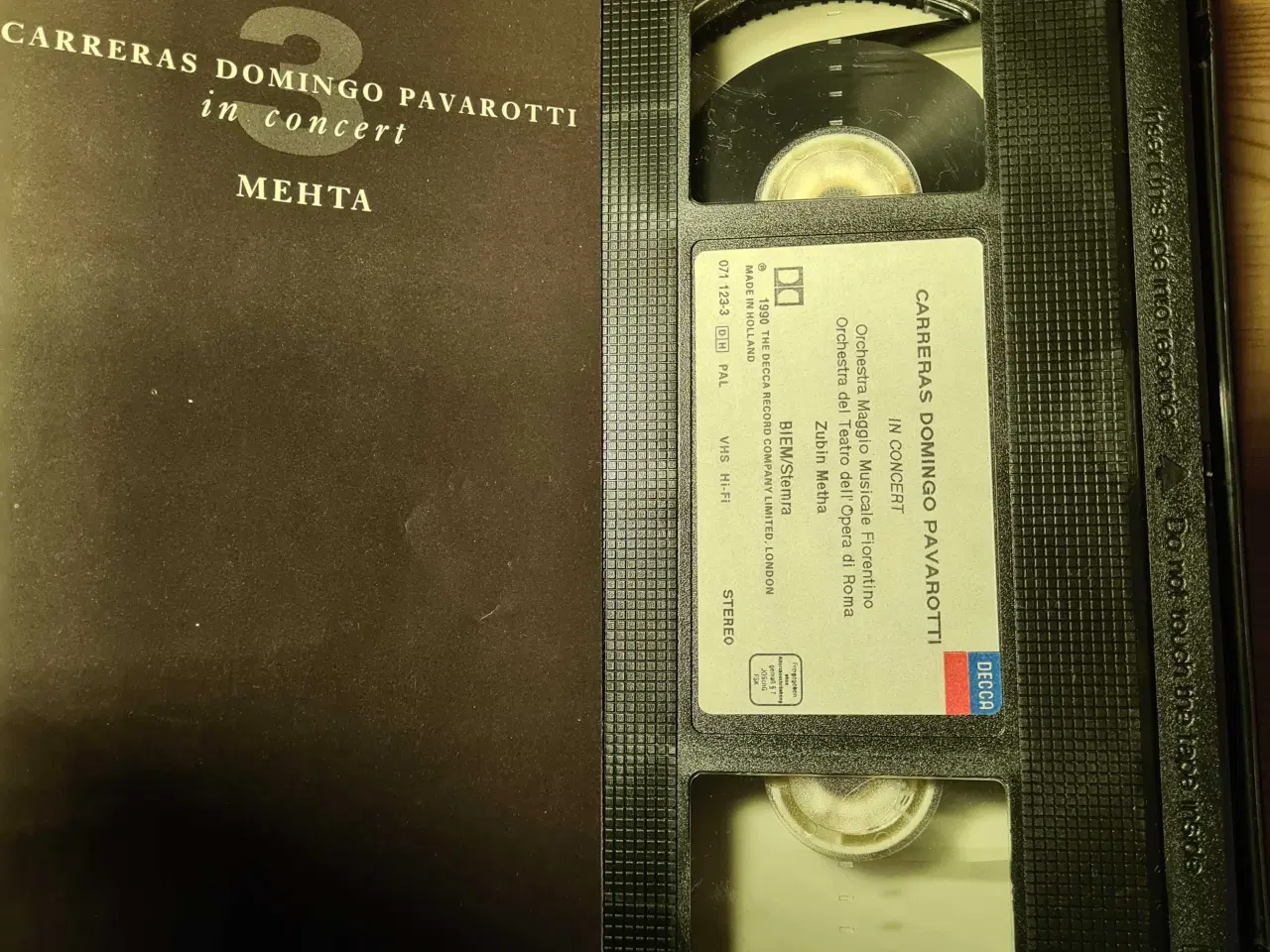 Billede 3 - De tre tenorer - VHS