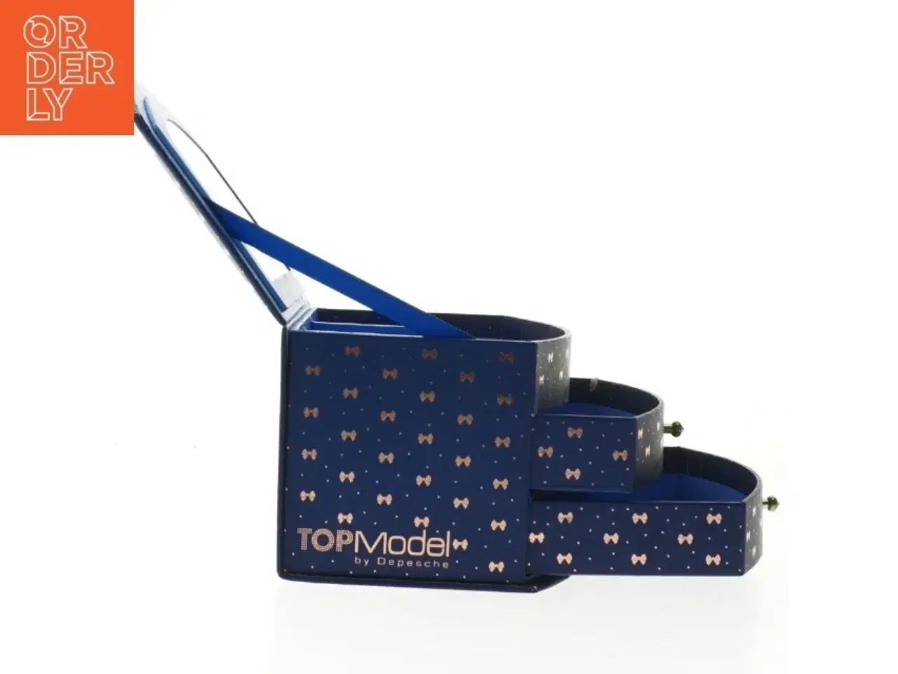 Billede 3 - Sminkeskrin med spejl fra Top Model (str. 19x14 cm)