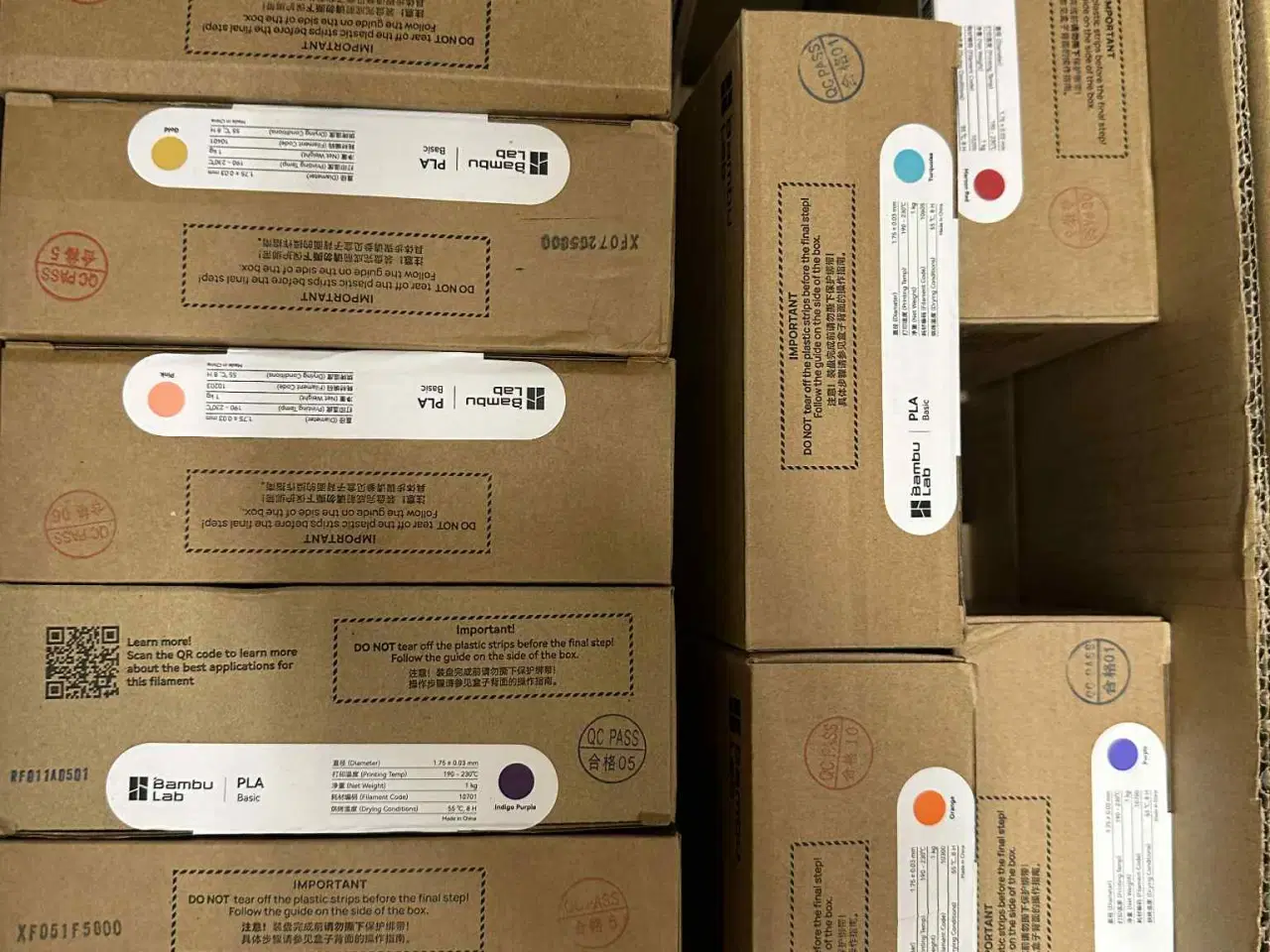 Billede 3 - Sælger nye Bambu Lab PLA-filamenter (1 kg spoler) 