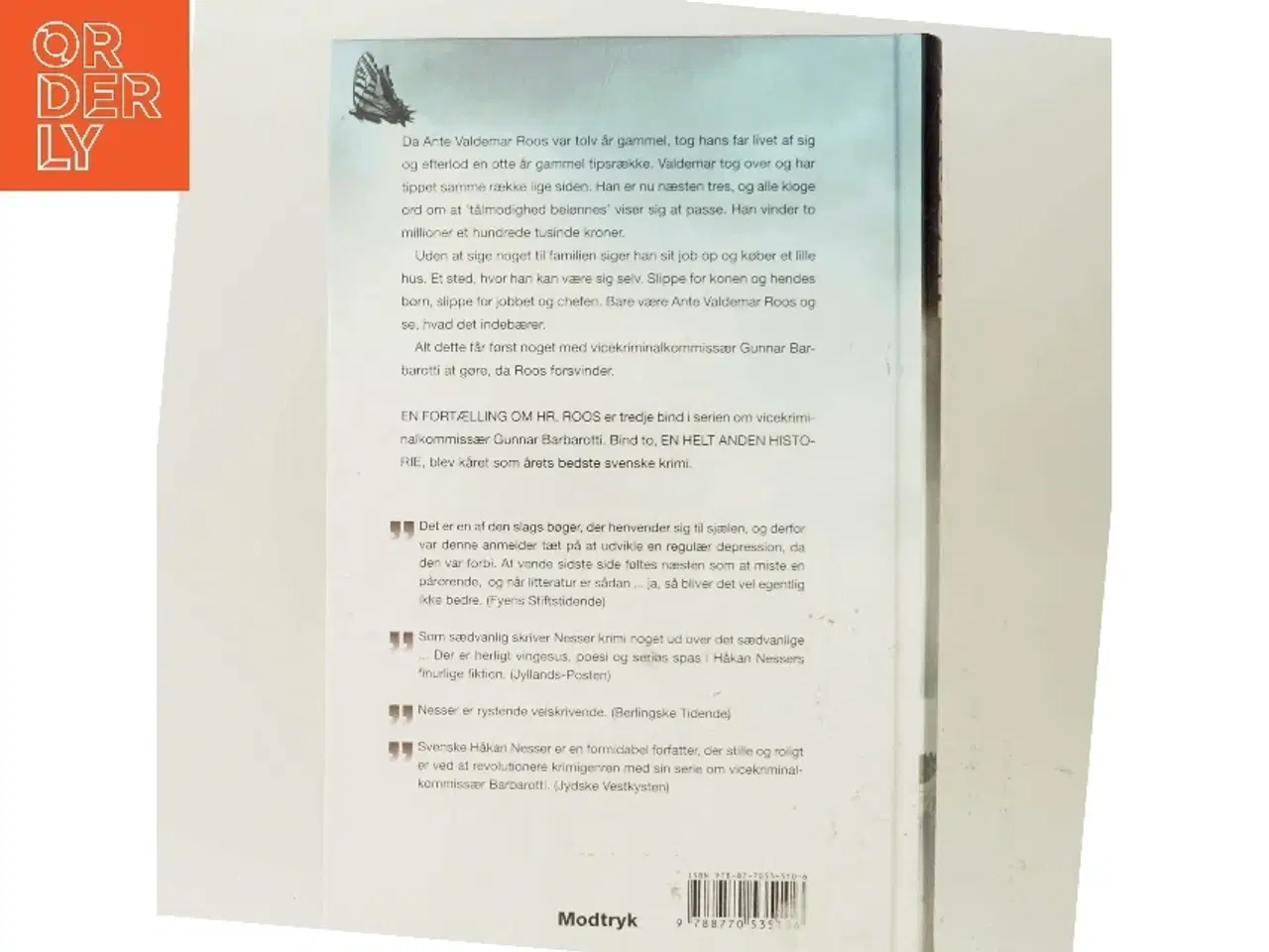 Billede 3 - En fortælling om hr. Roos af Håkan Nesser (Bog)