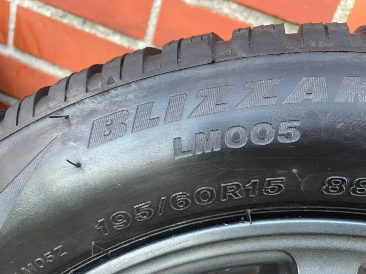 Billede 4 - 15”4x100 Aluhjul med næsten nye vinterdæk