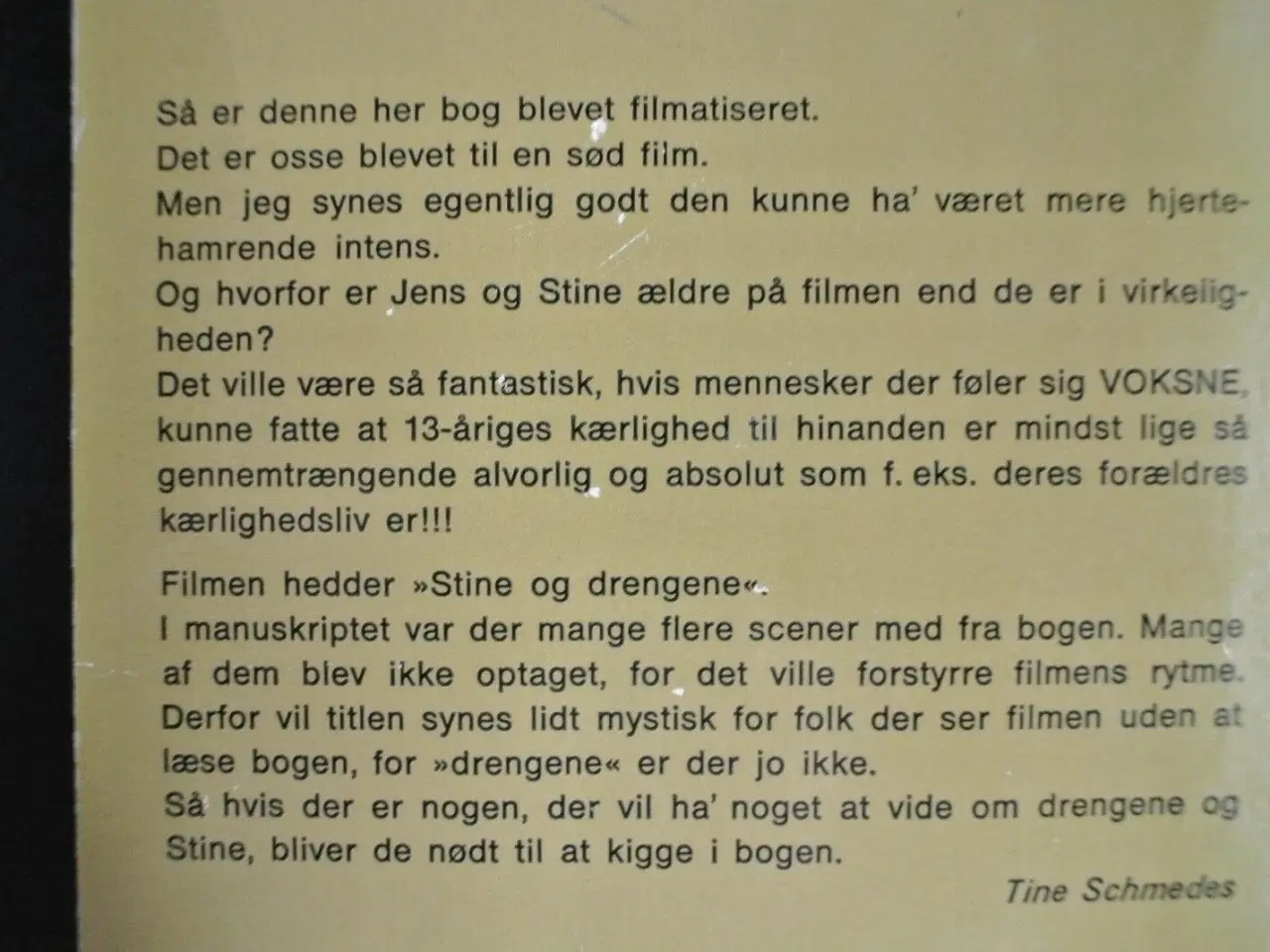 Billede 2 - stine og drengene - jeg-en pige, af tine schmedes,