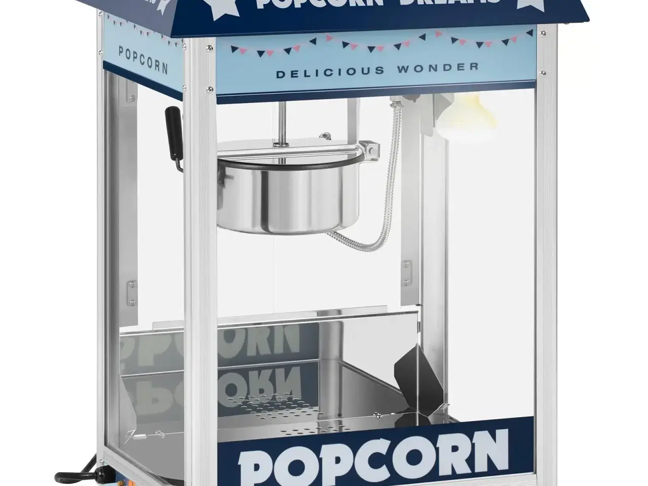 Billede 9 - Popcornmaskine 88 L – 1600 W – blå 56 x 42 x 77 cm