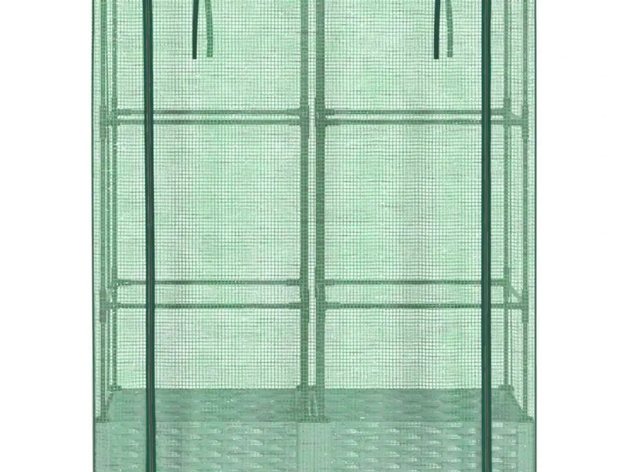 Billede 4 - Højbed med drivhusovertræk 80x40x123 cm rattan-look