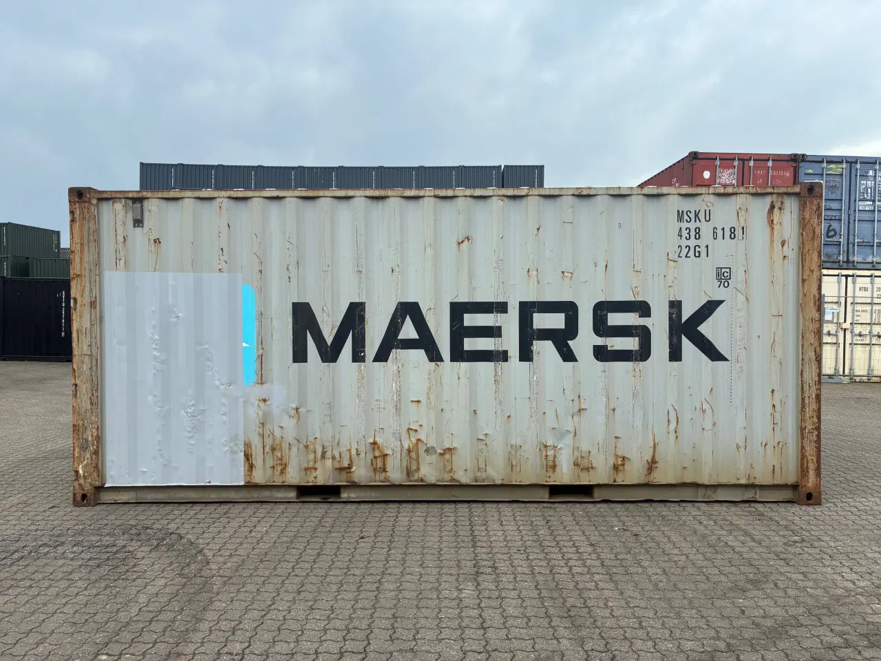 Billede 3 - Brugt 20 fods Isoleret Container-ID: MSKU 438618-1