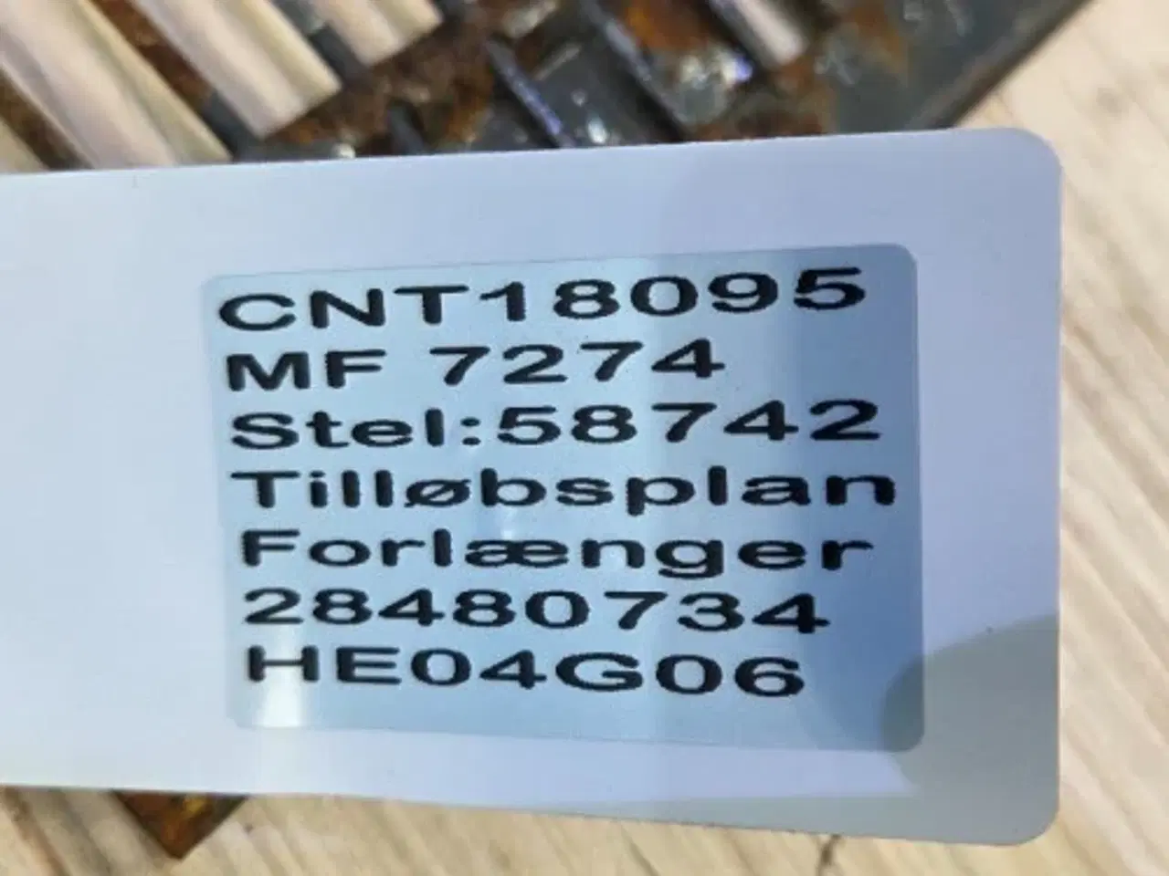 Billede 11 - Massey Ferguson 7274 Tilløbsplan Forlænger 28480734