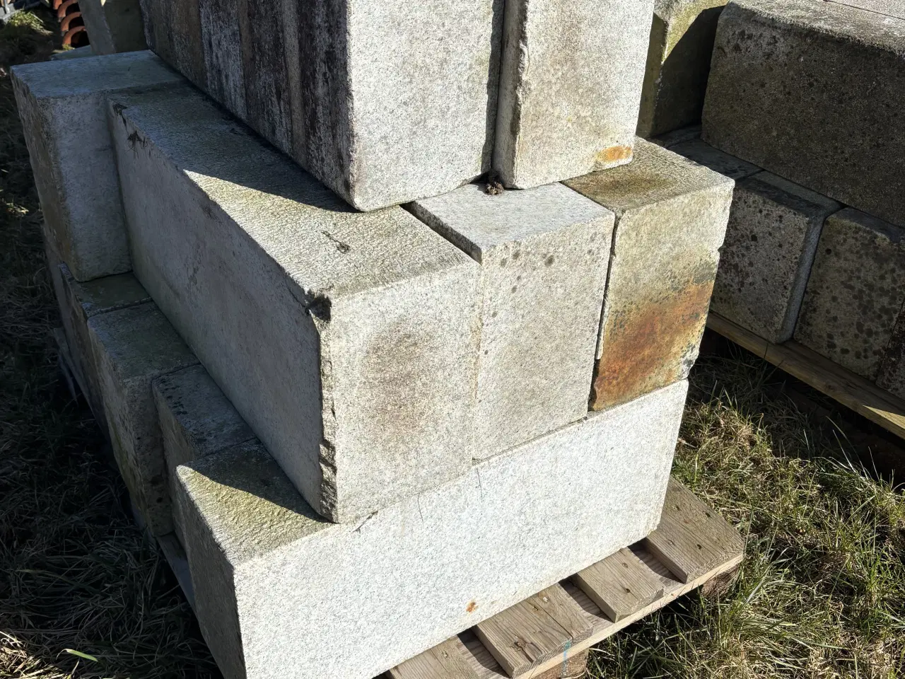 Billede 4 - Hvide granit trin - 19x70x30cm. Gode til trappe/ha