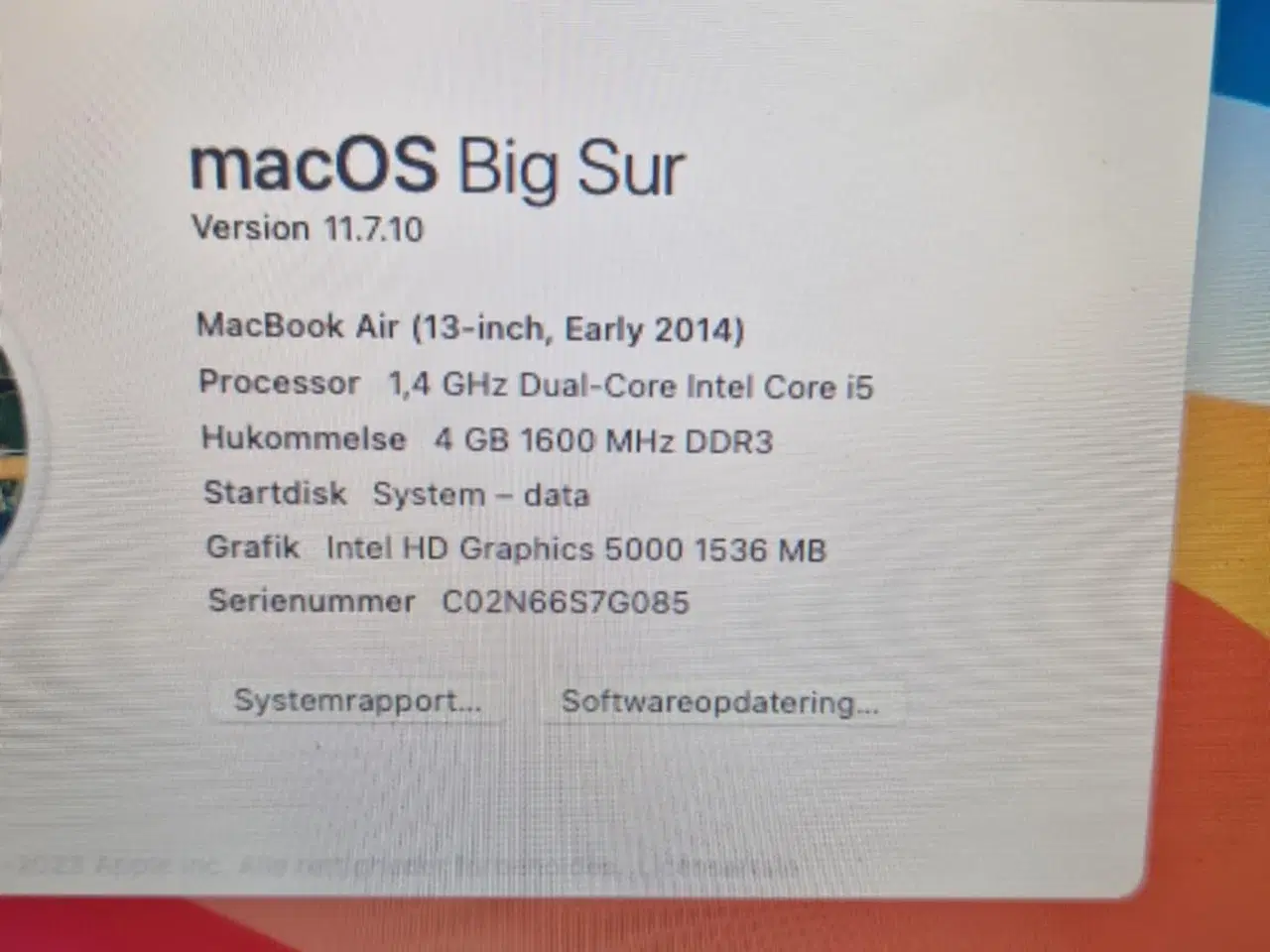 Billede 3 - Macbook air 2015