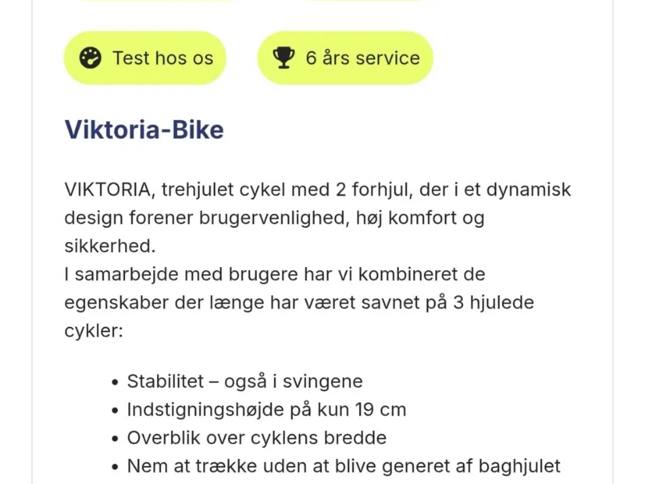 Billede 15 - 3-hjulet el-cykel Viktoria