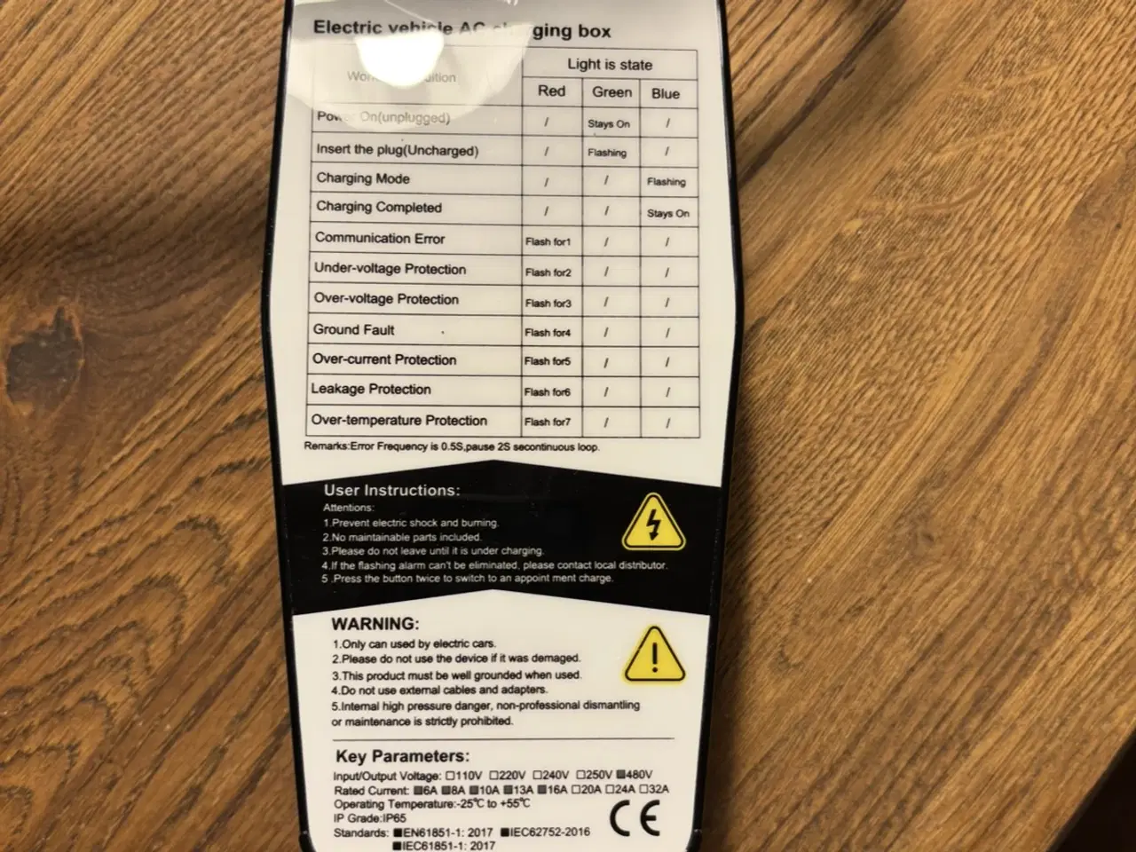 Billede 3 - Lader til el-bil, 11 kw - 3 faser, fra 16A -type2