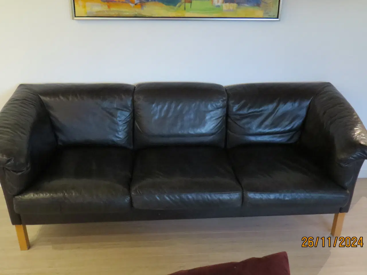 Billede 4 - Lædersofa