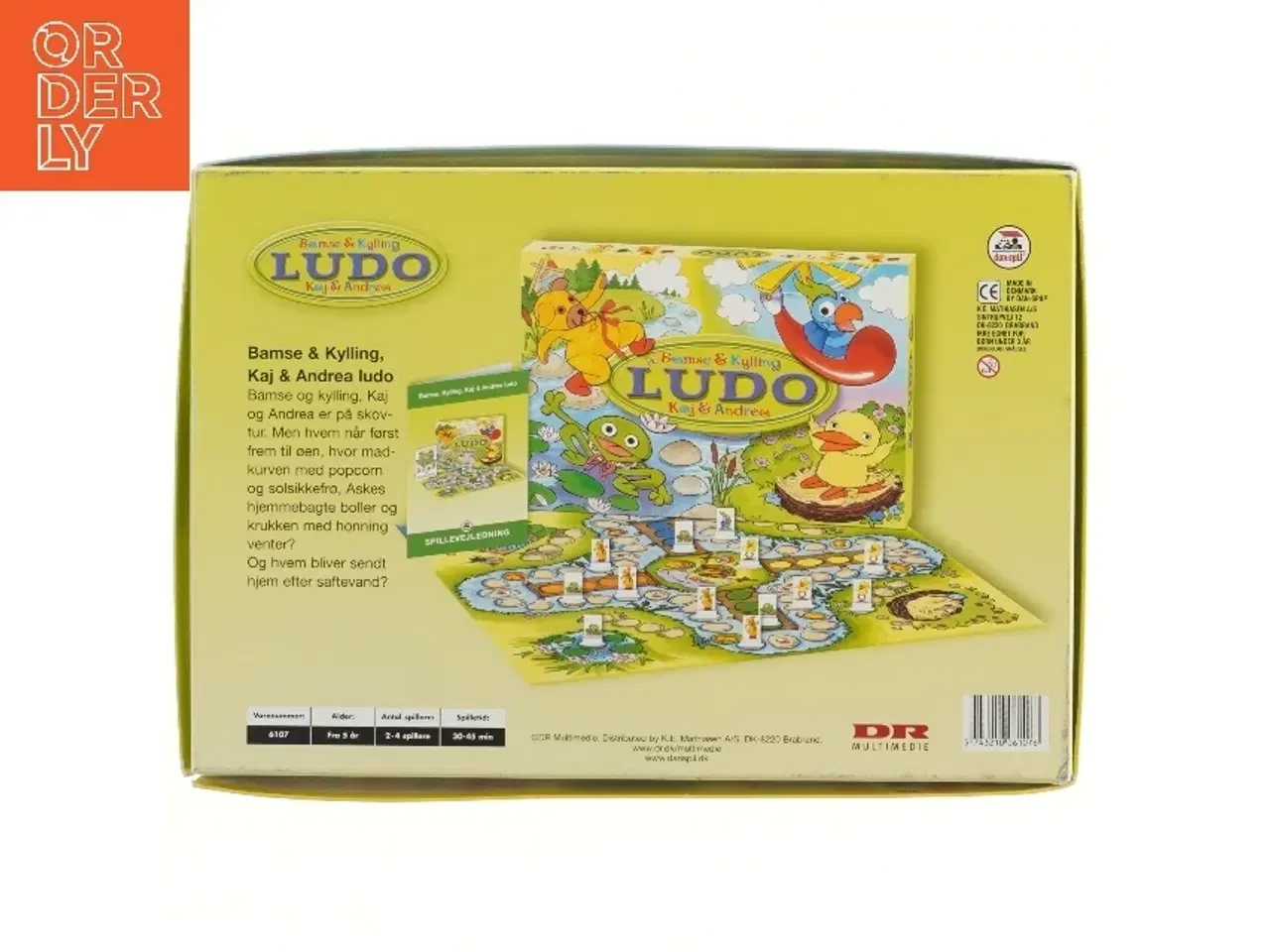 Billede 3 - Brætspil Bamse & Kylling Ludo fra Danspil (str. 39x27 cm)