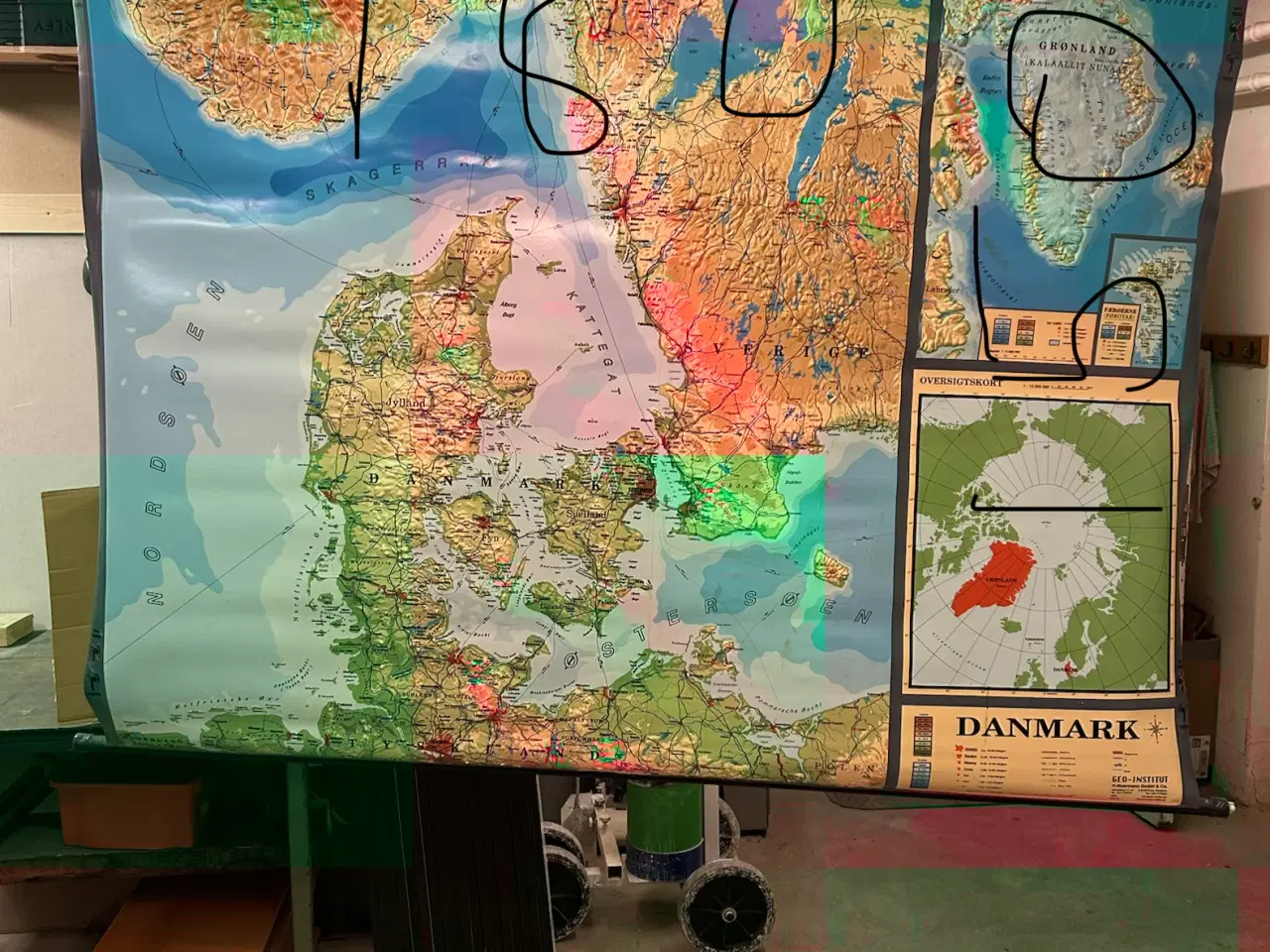 Billede 1 - 3D Danmarks kort