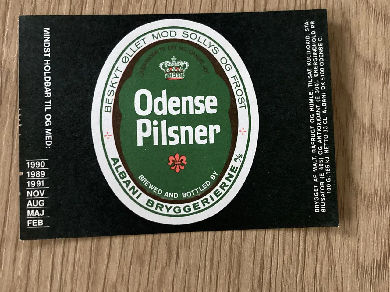 Billede 1 - Albani Bryggerierne – Odense Pilsner