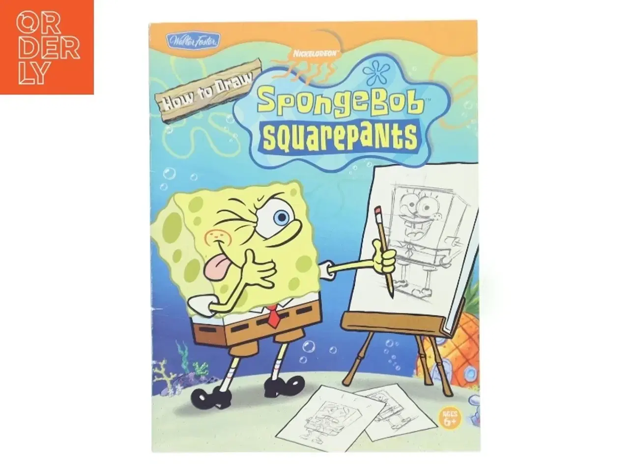 Billede 1 - Lær at tegne Svampebob Firkant - How to Draw SpongeBob SquarePants (Bog med engelsk tekst))