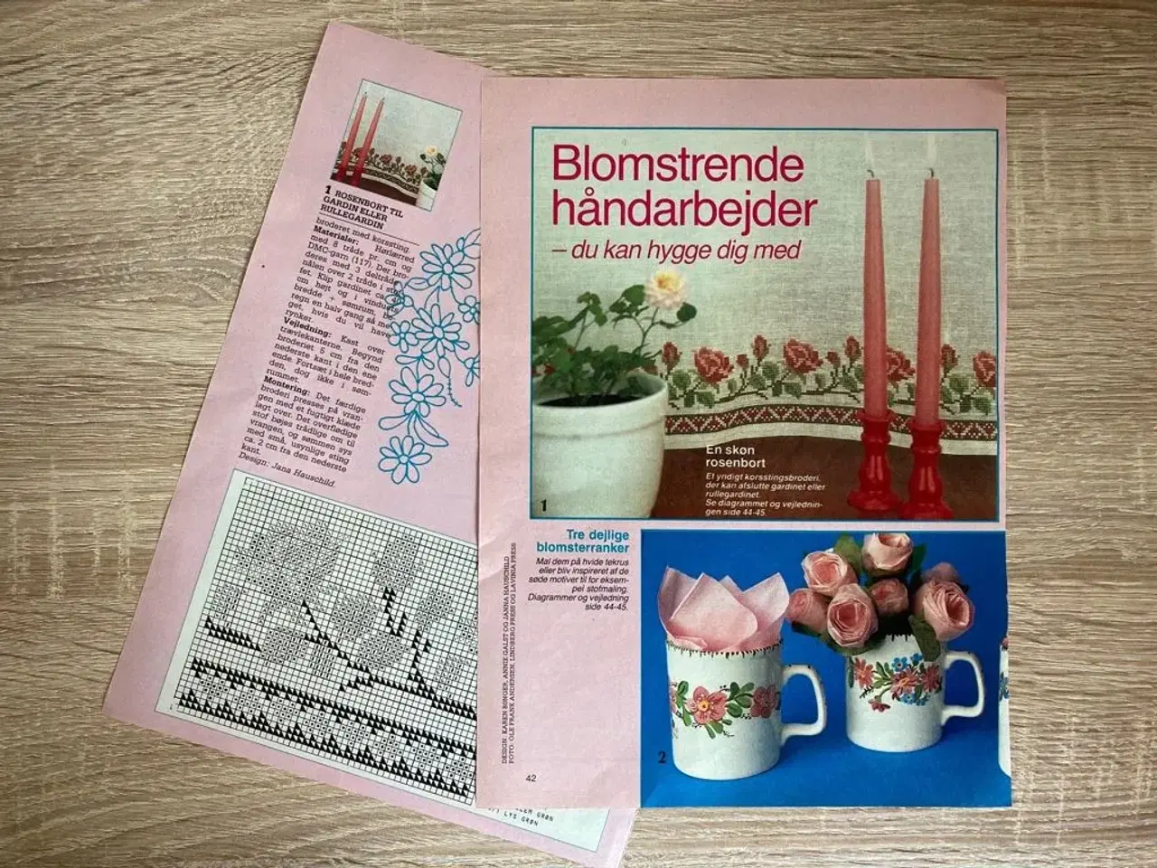 Billede 1 - Broderimønster: Rosenbort