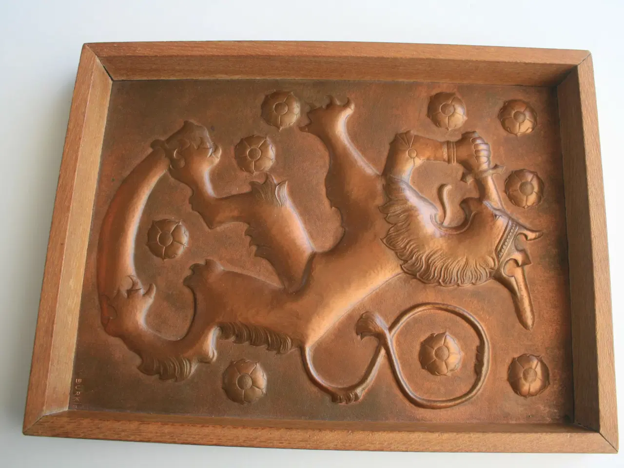Billede 1 - Kobberrelief / Findlands våbenskjold
