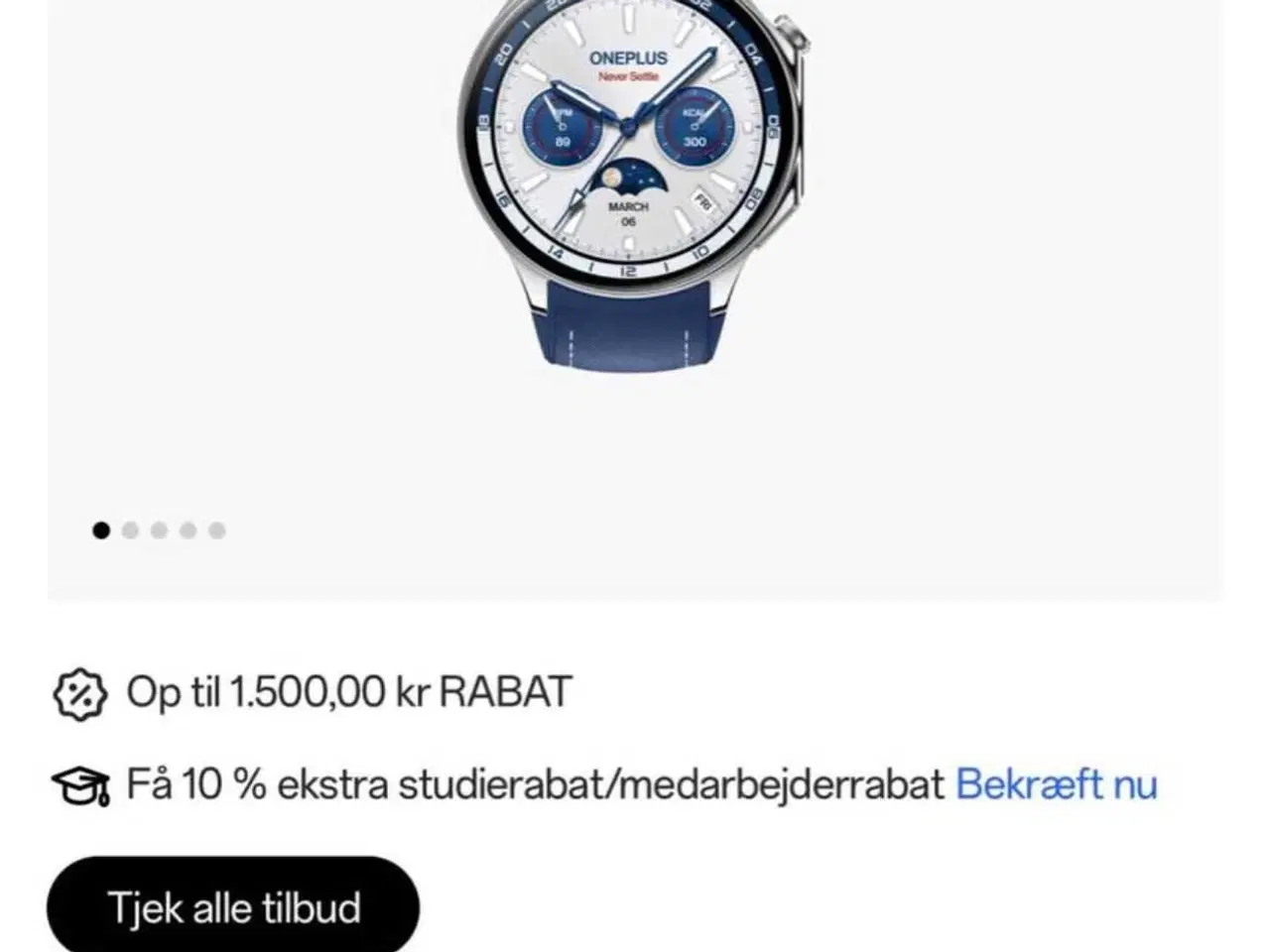 Billede 5 - Helt ny OnePlus 15 med OnePlus watch 2