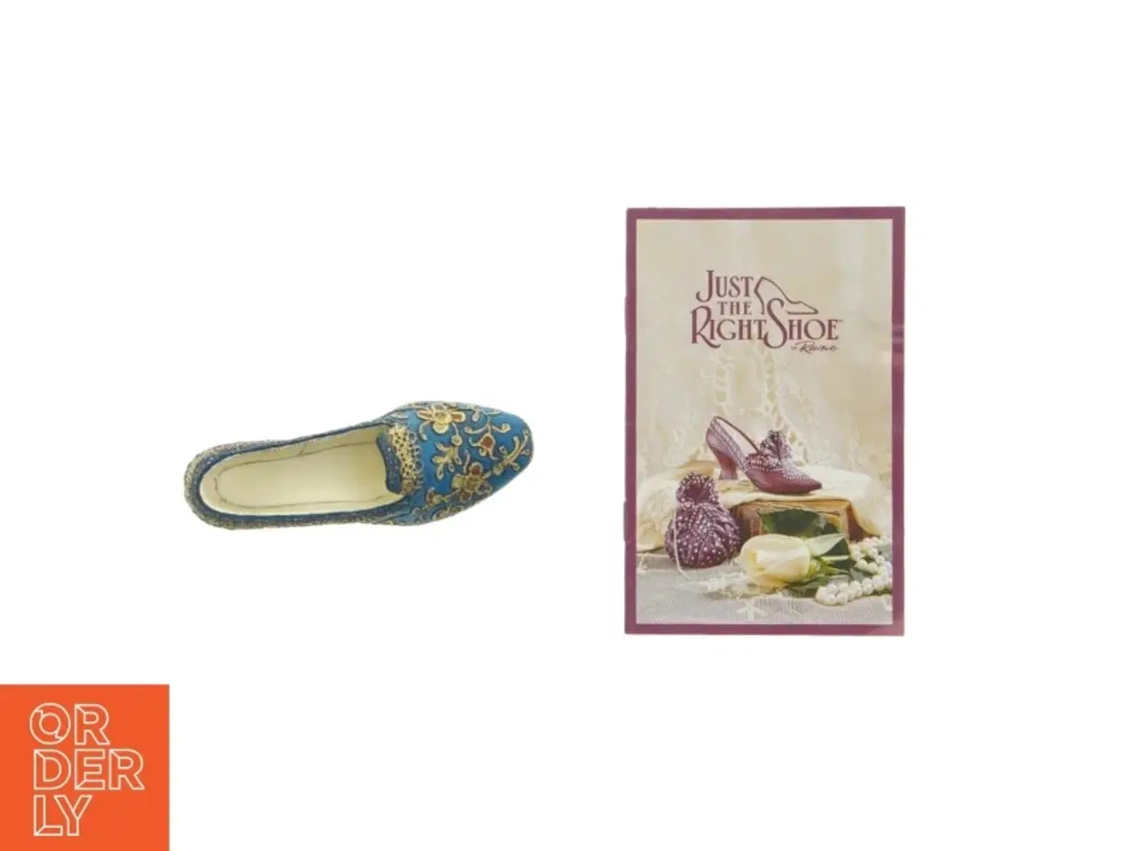 Billede 1 - Dekorativ miniature sko The Empress fra Just The Right Shoe By Raine (str. 10 x 4,5 x 3,5 cm)