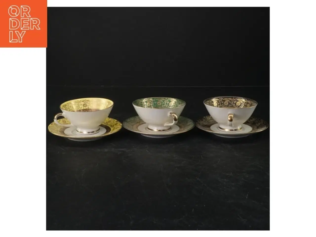 Billede 1 - Porcelænskopper med underkopper fra Bavaria (str. Kopper. ø. 9 cm. tallerkener. ø. 12 cm)