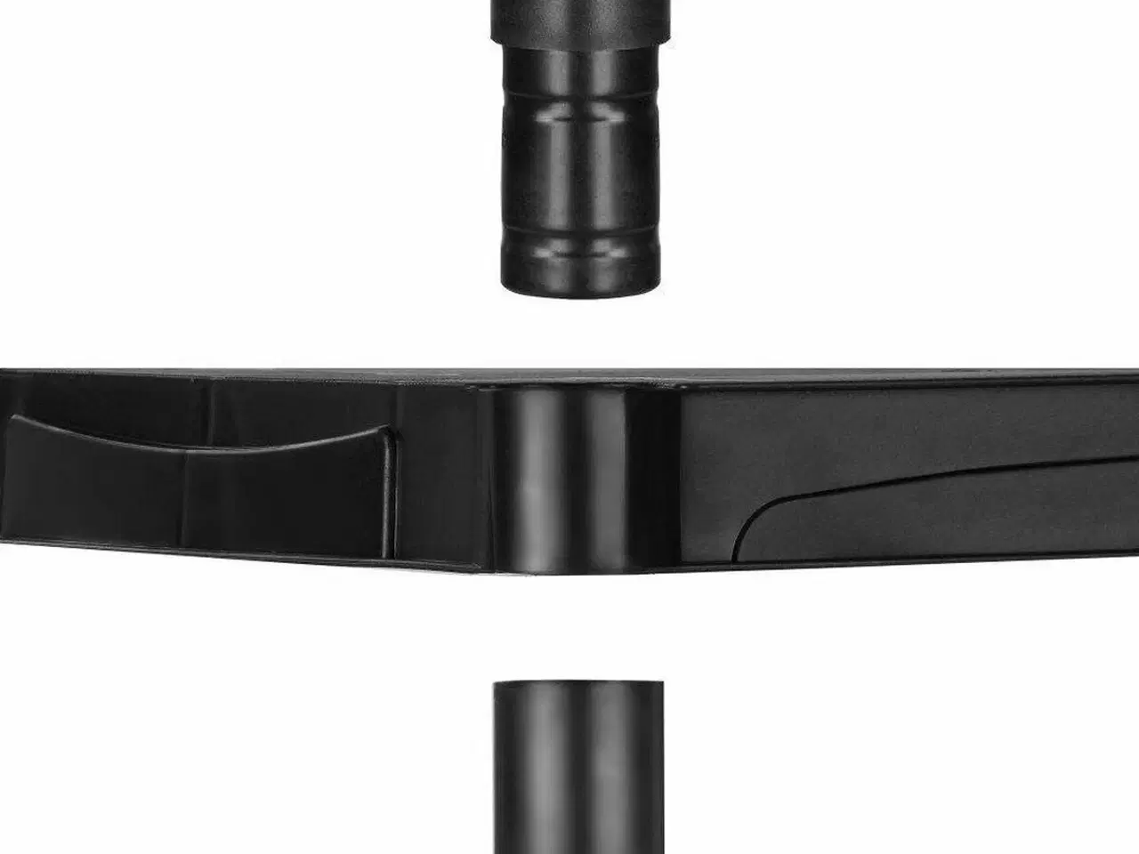 Billede 2 - Marbueno reolsystem - hylde med 5 etager, plast, sort 61×31×171 cm
