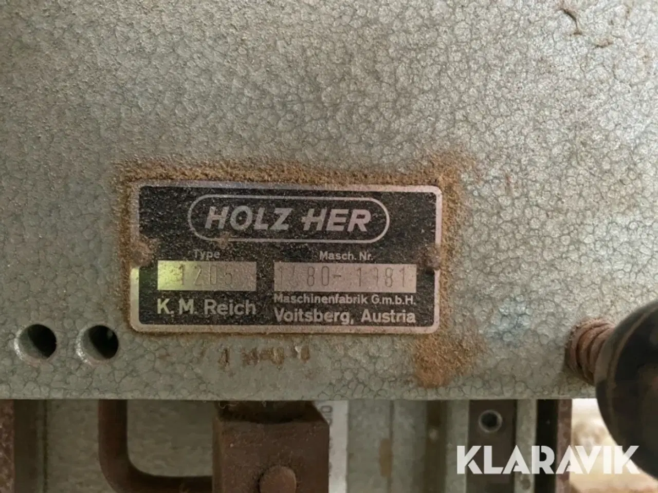 Billede 7 - Vertikal pladesav HOLZ-HER 1205
