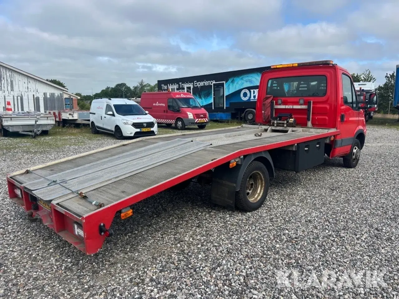 Billede 3 - Autotransporter Iveco Daily med el-spil