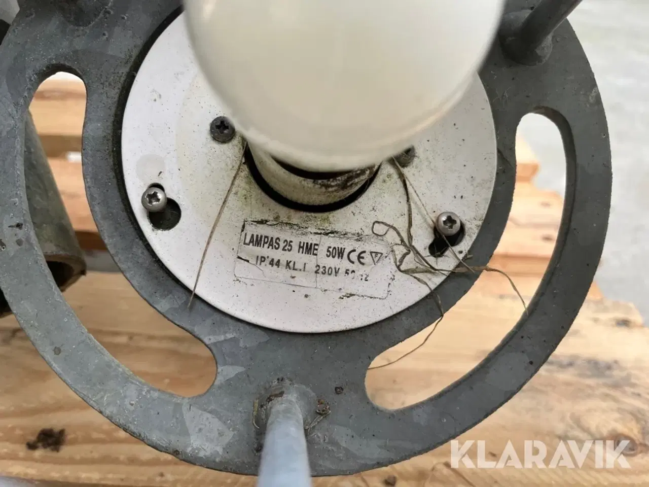 Billede 7 - Udendørslamper Galvaniseret 4 styk