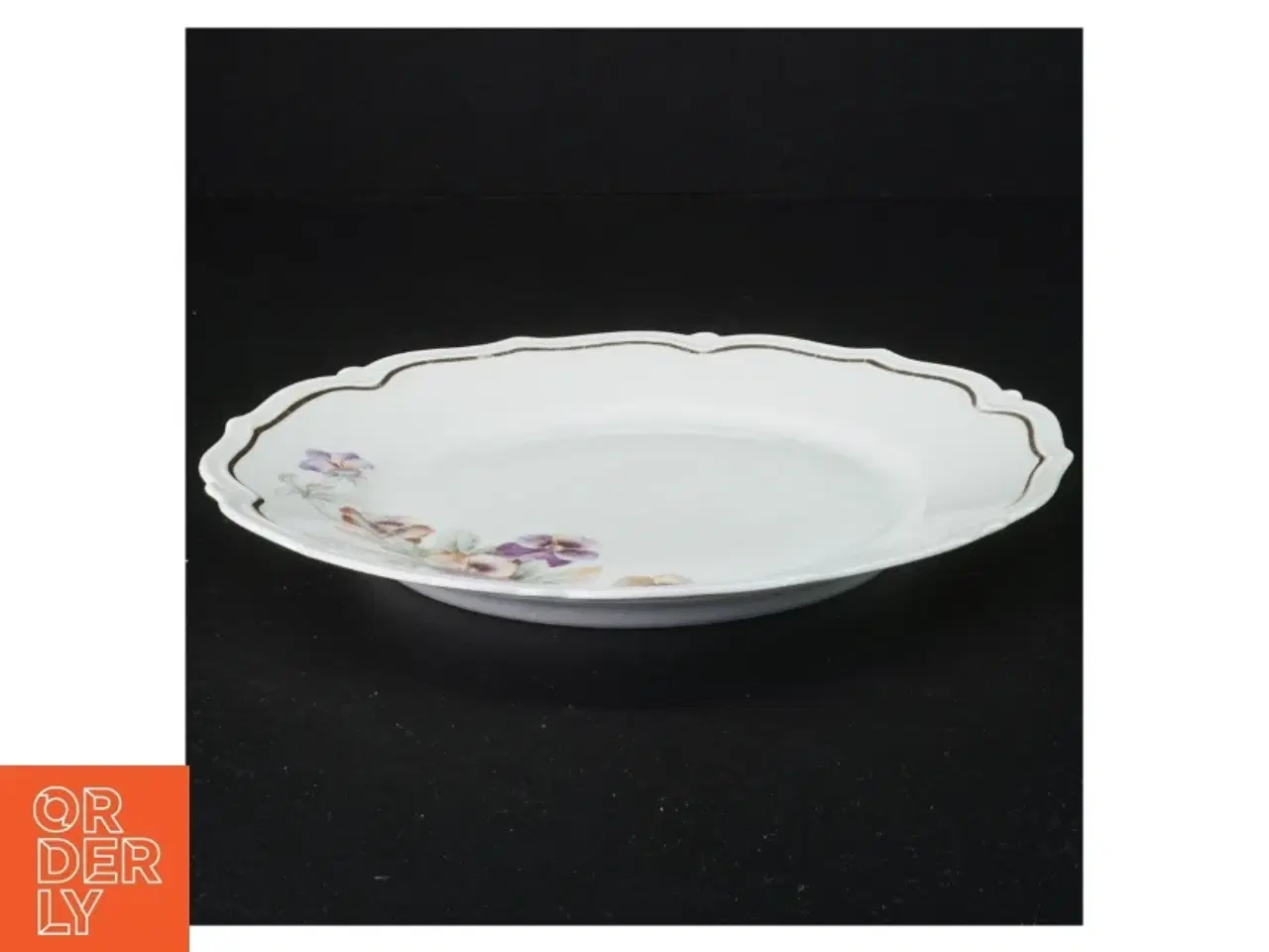 Billede 2 - Blomstret porcelænstallerkener fra Bavaria (str. Diameter 21 en halv cm)