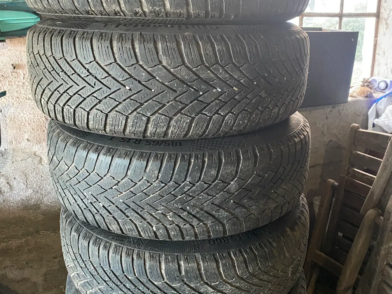 Billede 3 - 4 stk Vinterdæk på fælge passer på Hyundai I20