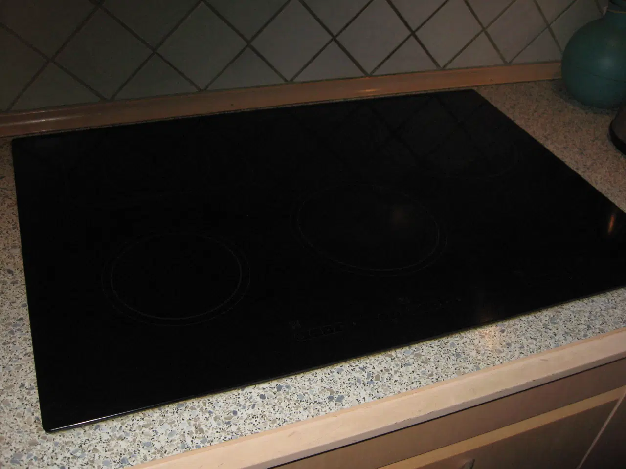 Billede 1 - Stor glaskeramisk kogeplade