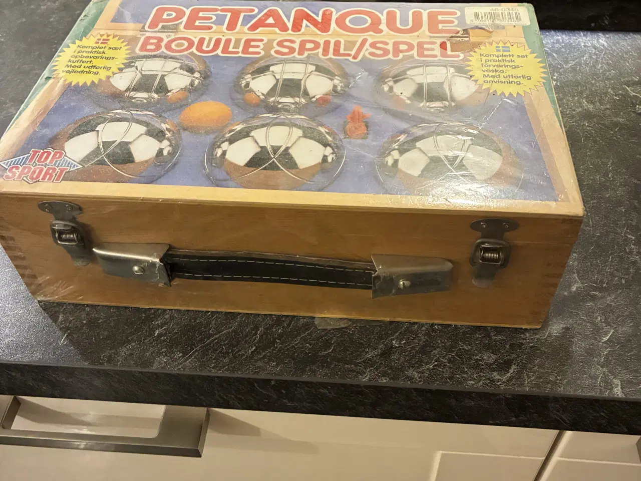 Billede 1 - Petanque Boules Spil Sæt i Trækasse