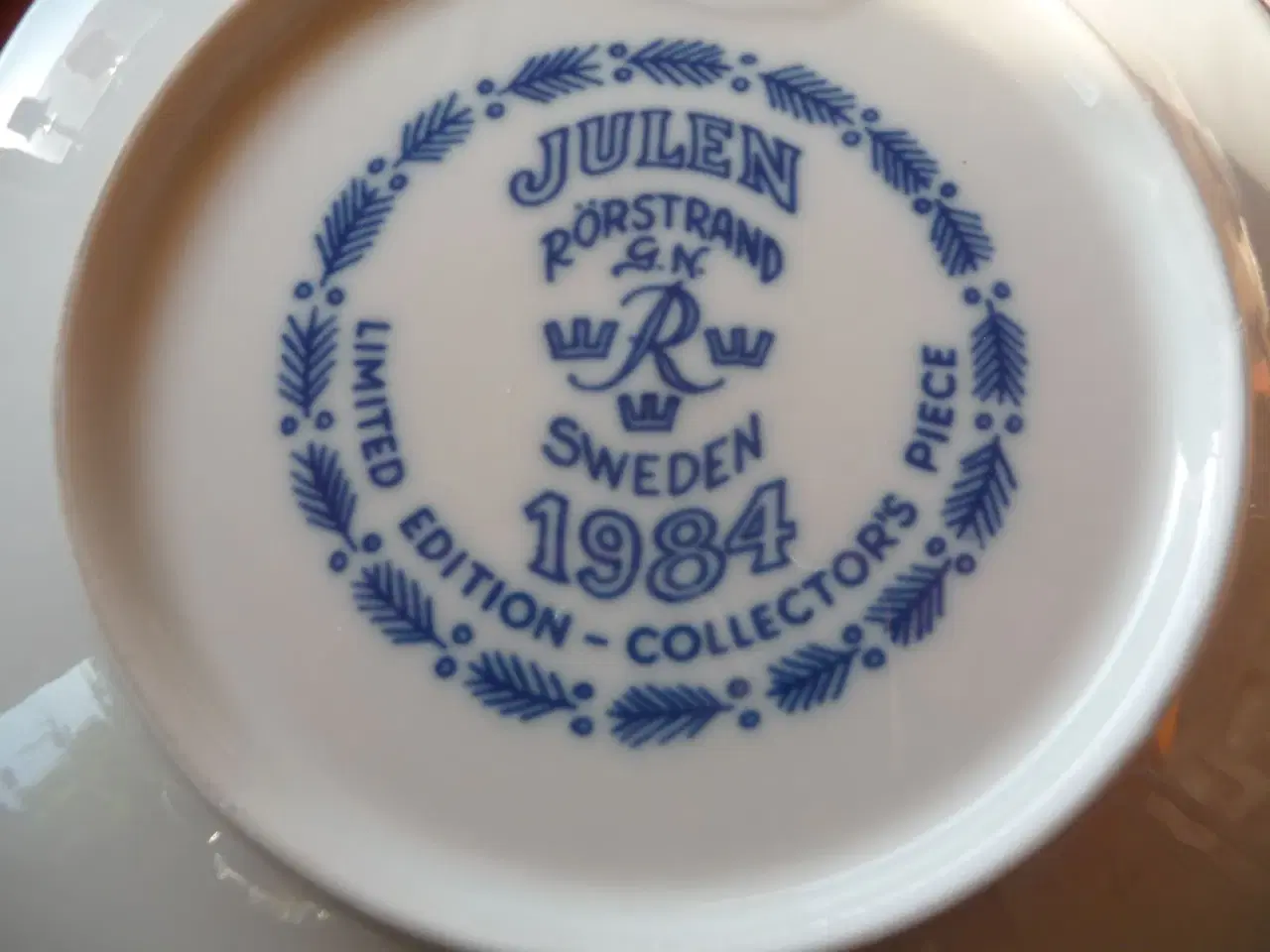 Billede 2 - Julen Rörstrand Sweden 1984