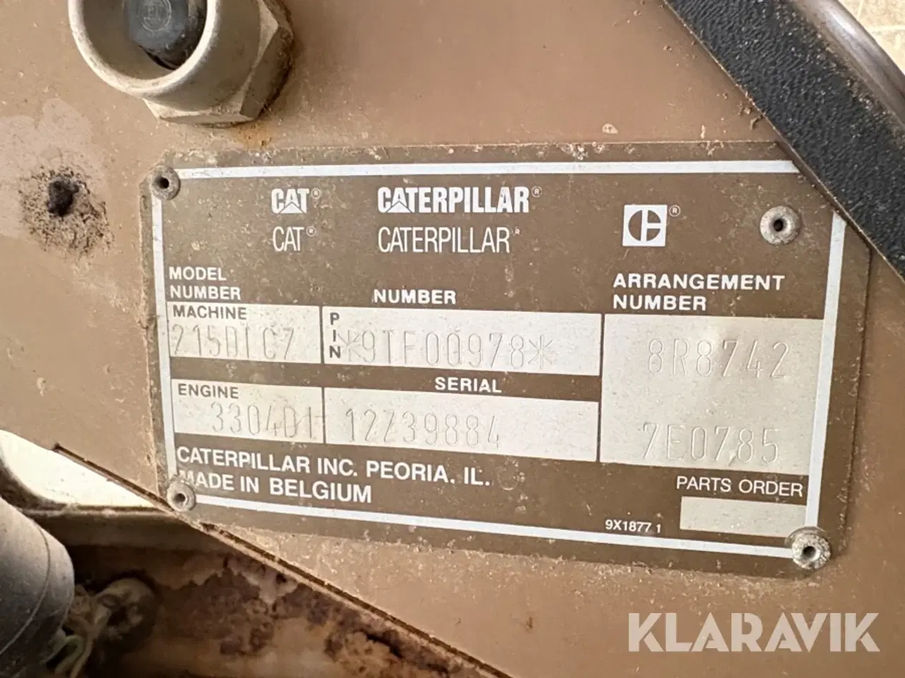 Billede 10 - Gravemaskine 20 Tons Caterpillar 215D LC