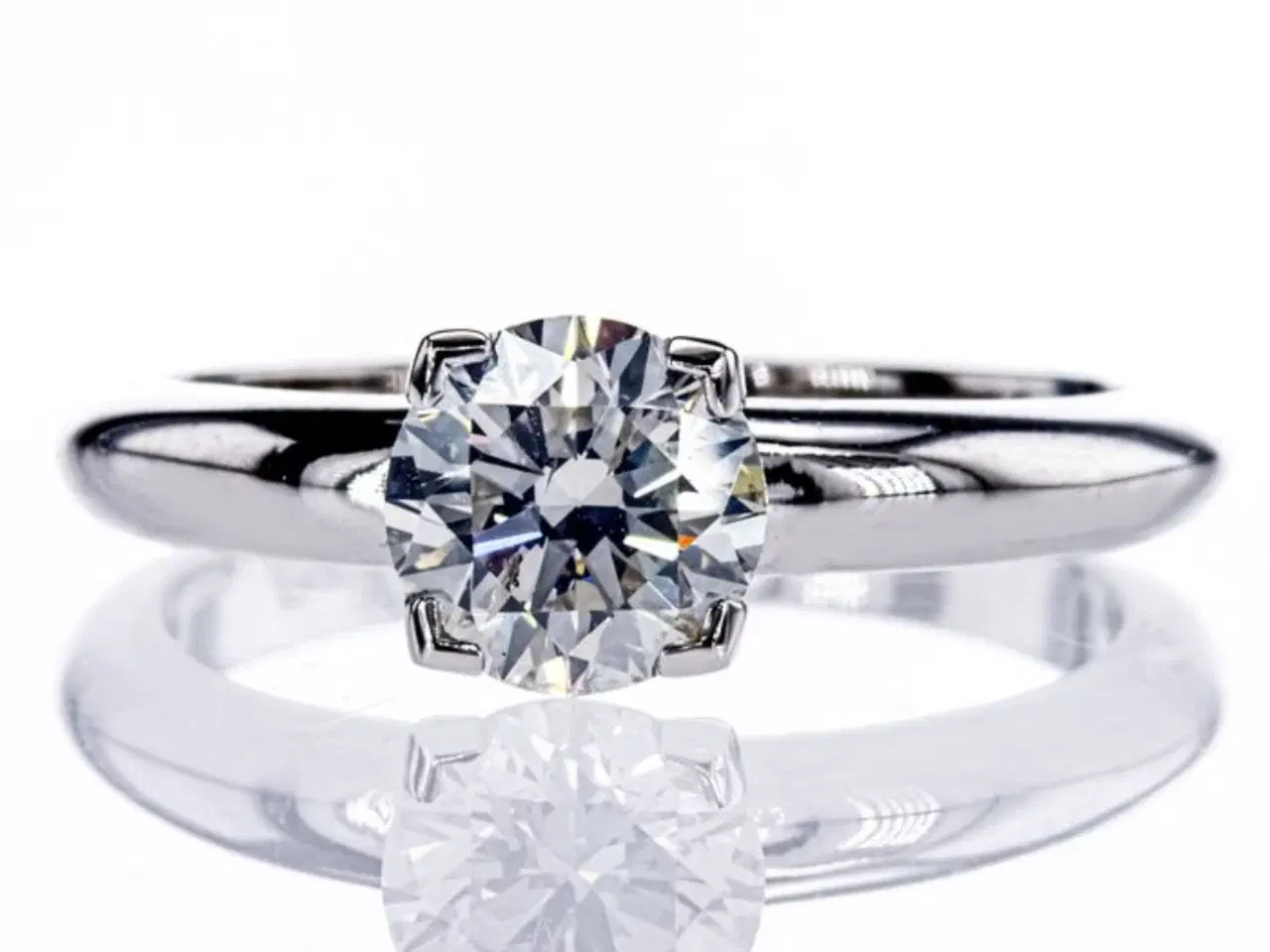 Billede 1 - Naturlig Diamantring 1.03ct