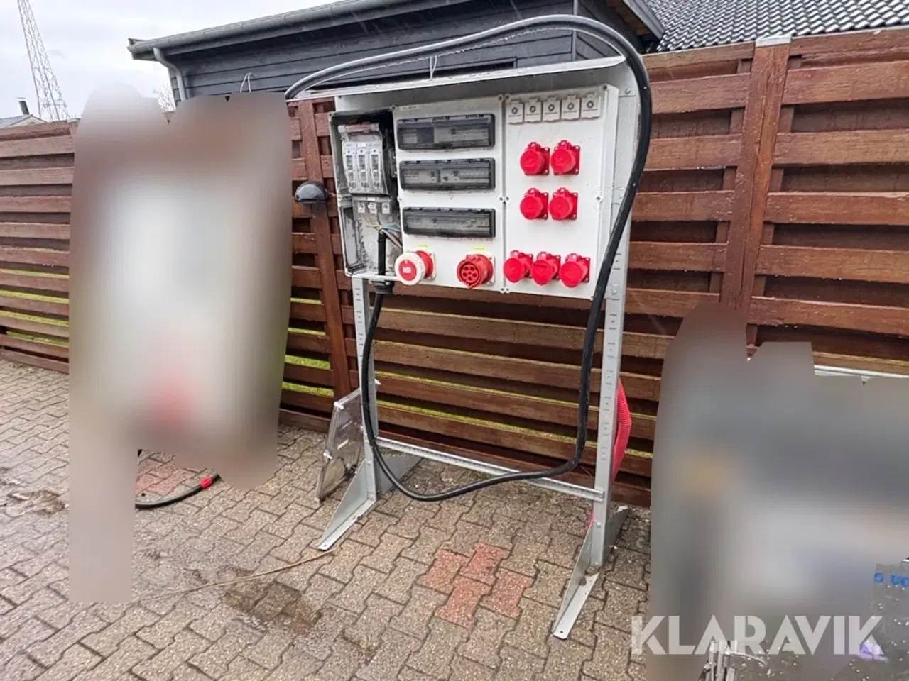 Billede 1 - Byggestrømtavle