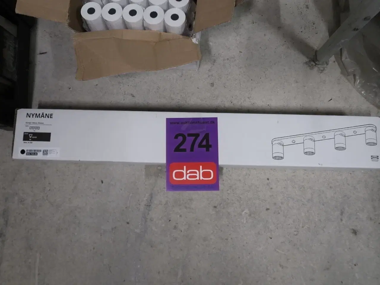 Billede 1 - Skinnespot 4 spot sort Nymåne