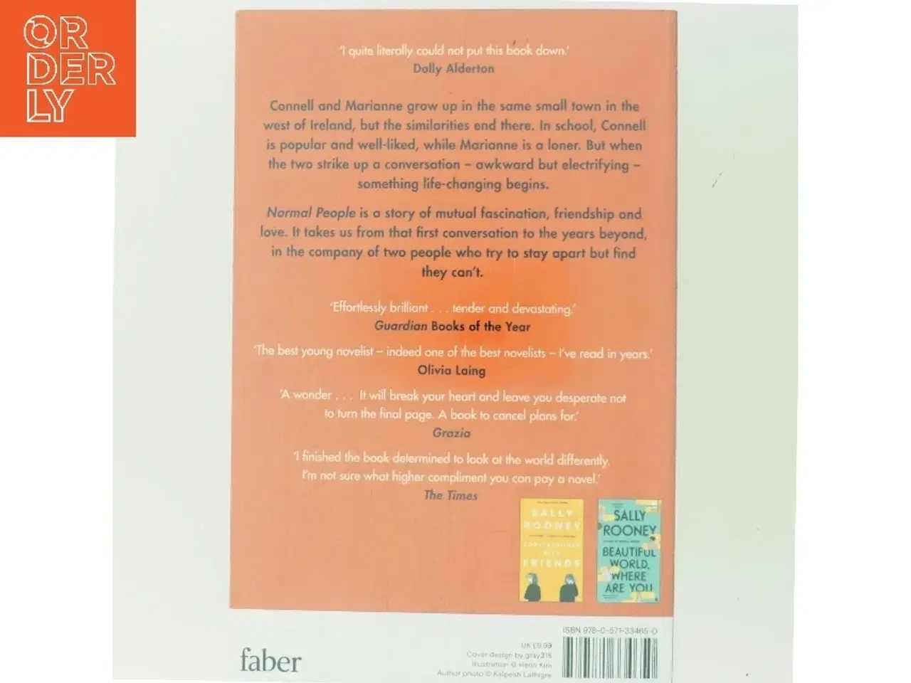 Billede 3 - Normal people af Sally Rooney (Bog)