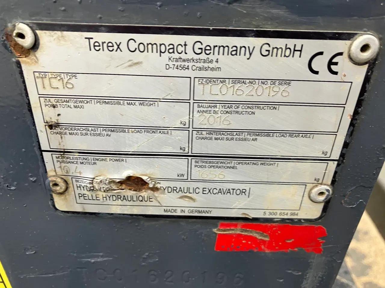 Billede 6 - TEREX TC16