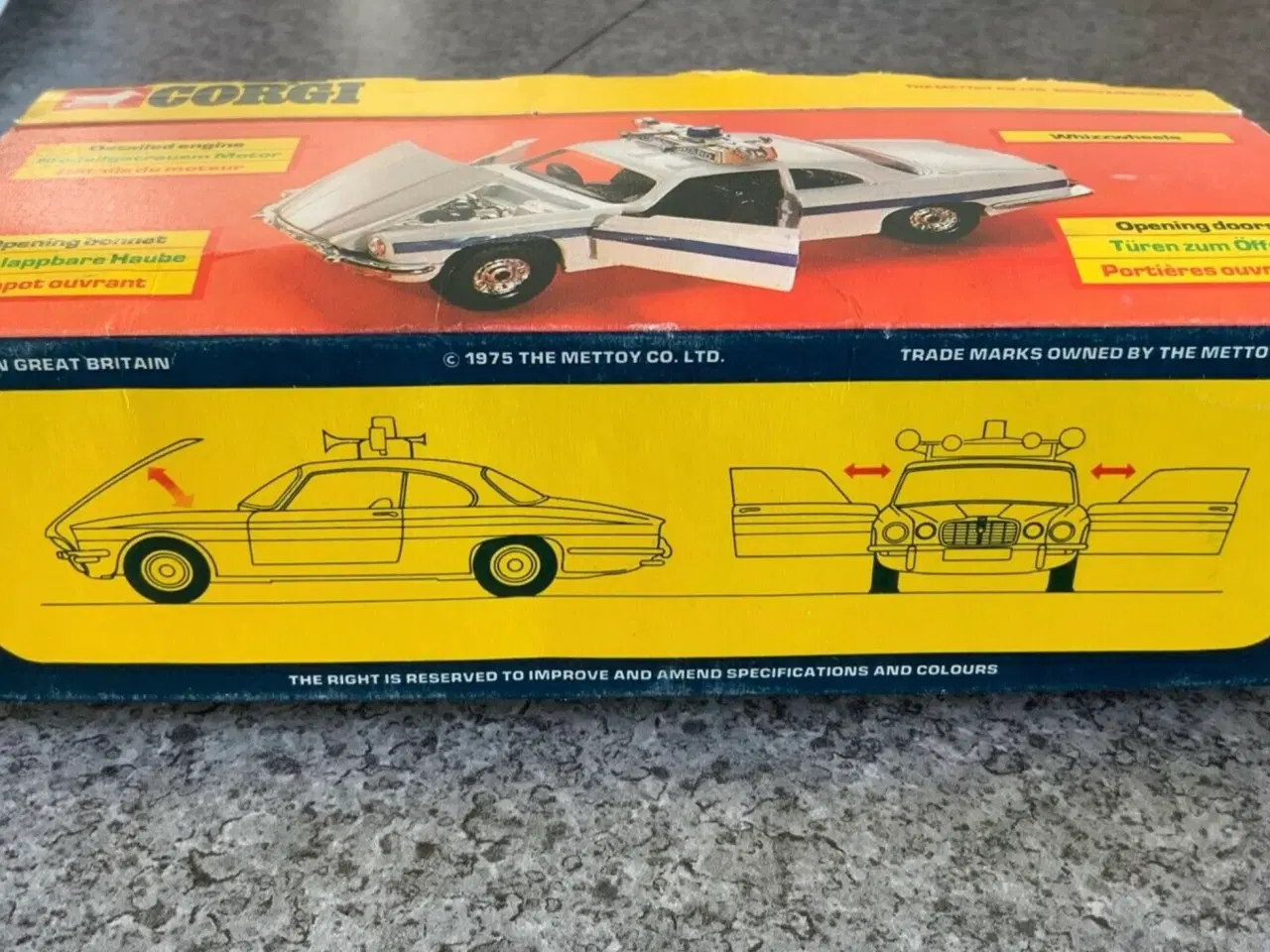 Billede 7 - Corgi Toys No. 414  Coastguard Jaguar XJ12C