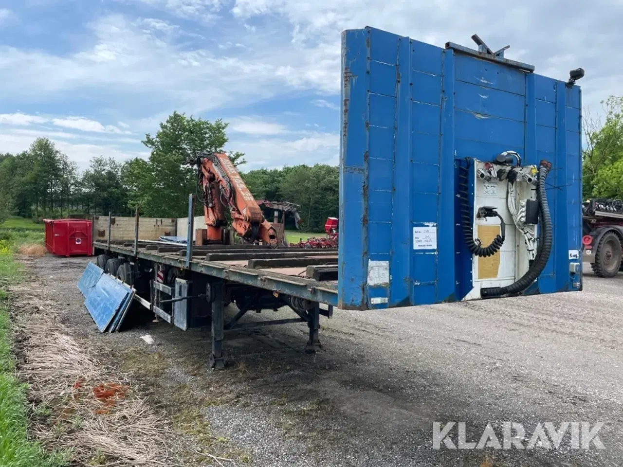 Billede 2 - Anhænger med kran Schmidt HS21135