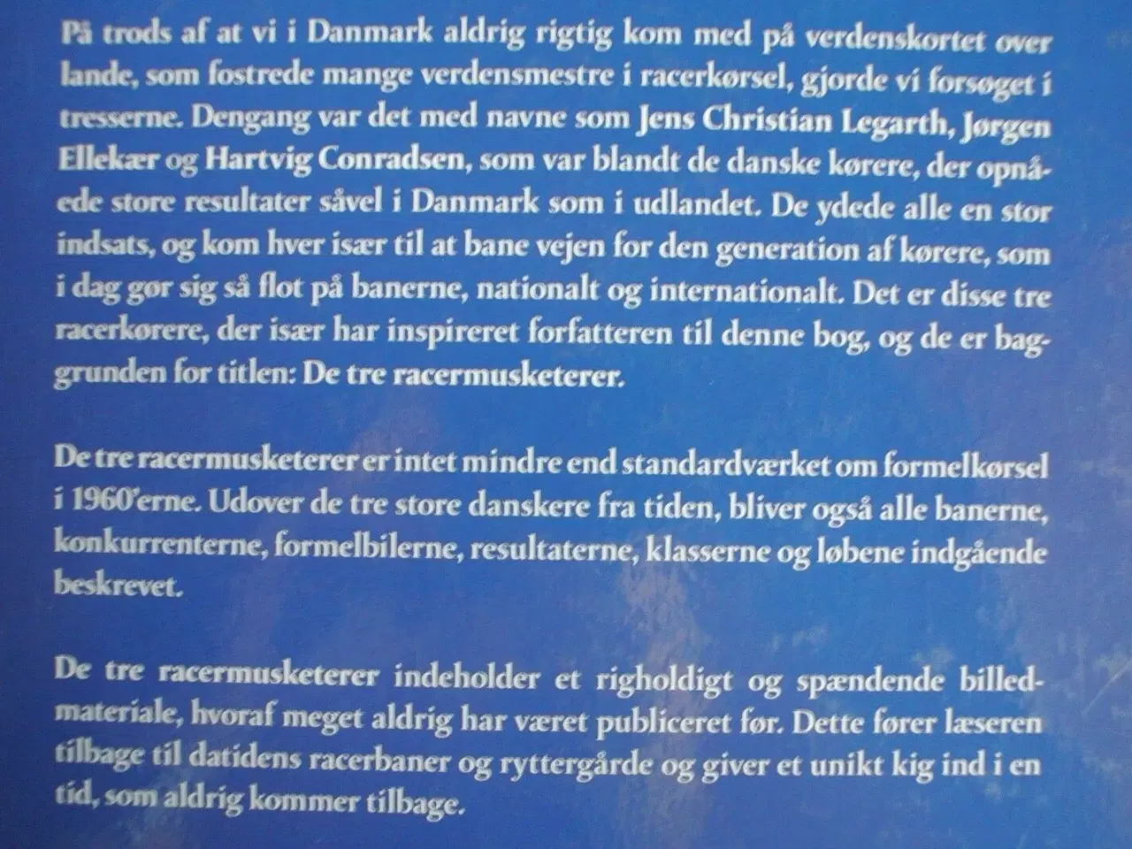 Billede 3 - de tre racermusketerer - legarth - ellekær - conra