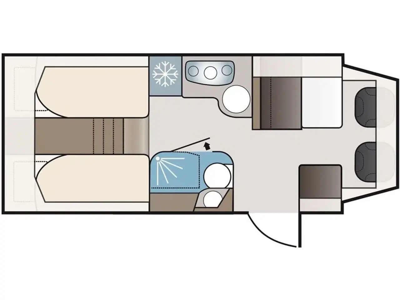 Billede 2 - 2025 - Kabe Novum X 750 LGB   Kabe Novum 750 LGB 2025 - Kan snart ses hos Camping-Specialisten.dk