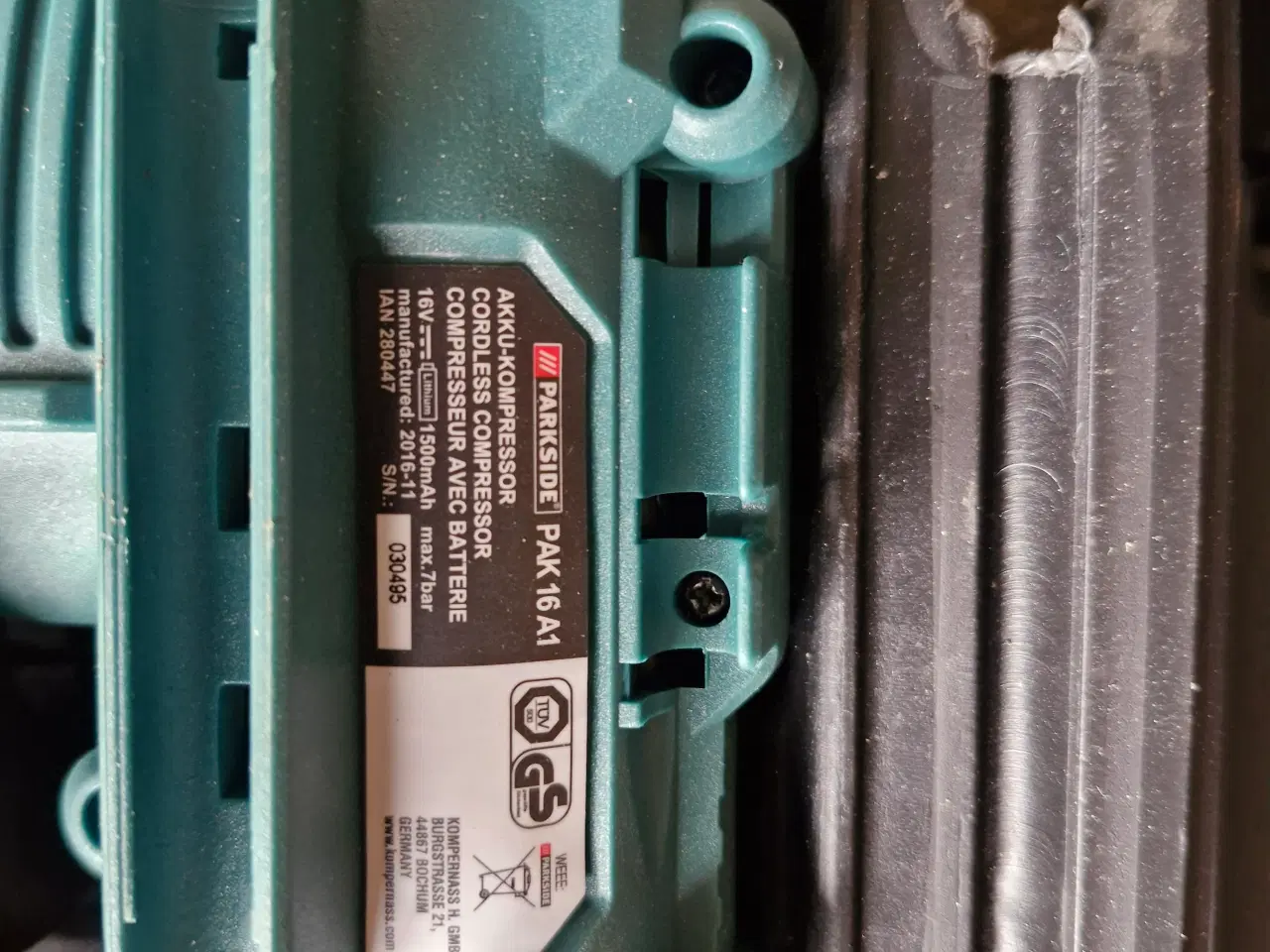 Billede 2 - Batteridrevet mini-kompressor