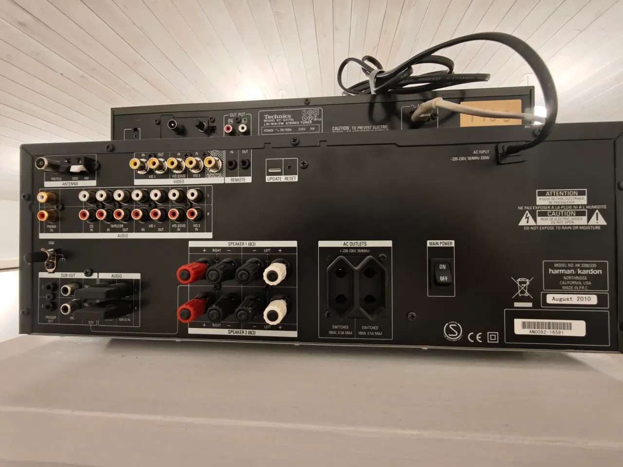 Billede 1 - Harman Kardon HK 9330 ægte stereo reciever med sub