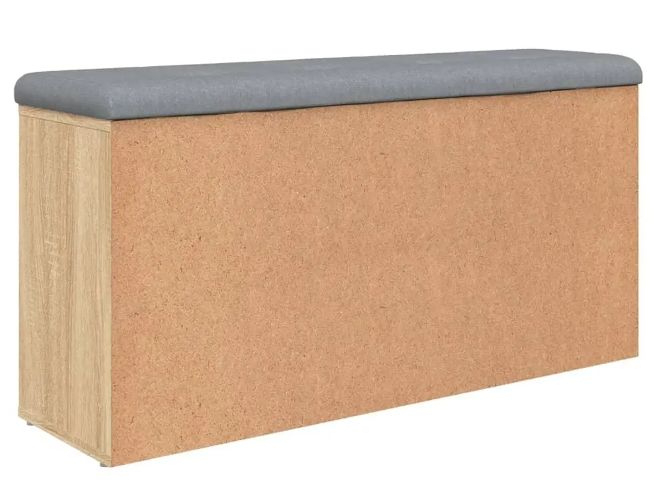 Billede 7 - Skobænk 102x32x50 cm konstrueret træ sonoma-eg