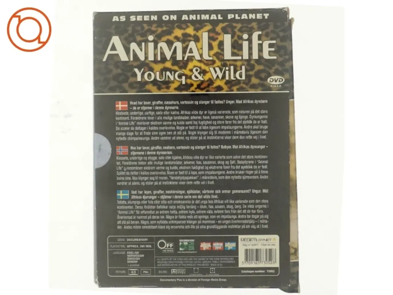 Billede 3 - Animal life, young and wild DVD