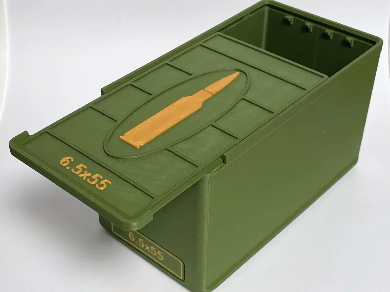 Billede 3 - Ammo-opbevaringsboks – 6,5×55 (50 patroner)