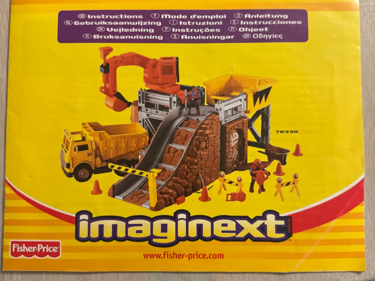 Billede 1 - Grusgrav Imaginext fra Fisher-Price