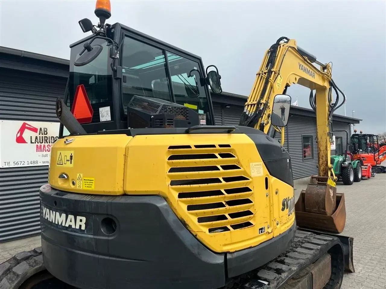 Billede 17 - Yanmar SV100 2A Centralsmørring og hydraulisk hurtigskifte.